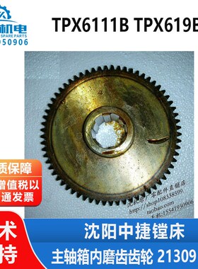 沈阳中捷镗床配件TPX6111B  TPX619B主轴箱内磨齿齿轮 21309 Z65
