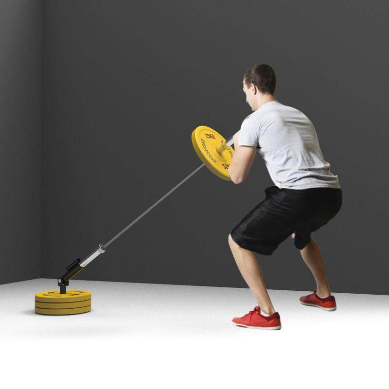 杠铃炮架地雷架核心力量训练器炮筒地炮杆硬拉划船腹背肌健身器材