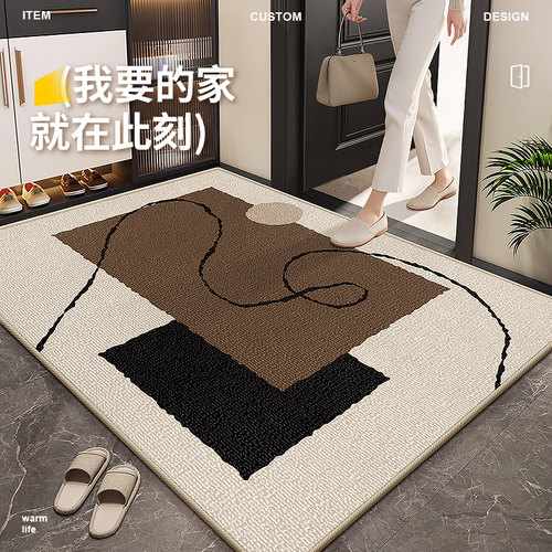 入户门地垫家用门厅进门地毯门前门口F防滑脚垫室外耐脏可剪裁门