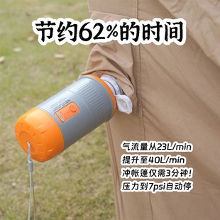 高流速40L帐篷充气泵60W打气筒拉丝垫充气泵 新款