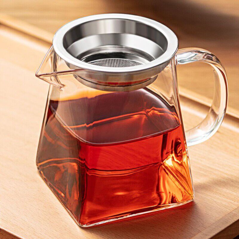 忆壶茶玻璃公道杯带过滤网t茶漏套装茶具配件茶海分茶器加厚功夫