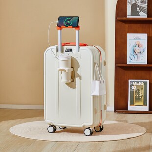 行李箱女2024新款学生小t型轻便20寸登机箱多功能密码箱旅行拉杆