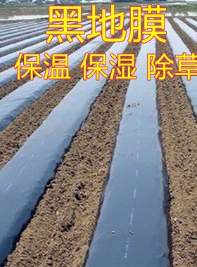 黑色地膜白地膜保温保湿除草膜农B用棚膜防渗膜双色地膜银黑膜
