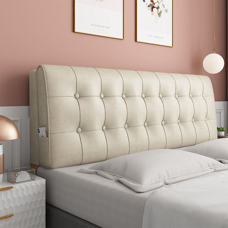 床头靠垫榻榻米床头软包床头套科技布简约双人床靠背可拆洗靠枕,居家布艺,床头靠垫,淘宝优惠券,粉丝福利购,淘宝优惠卷