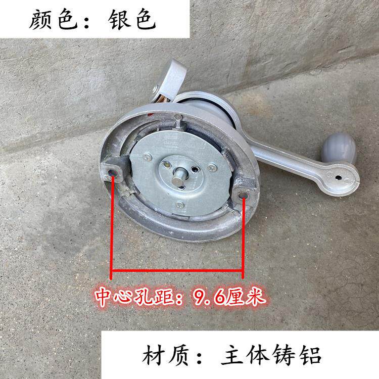 欧式动滑轮手摇器单杆晒衣架摇手器阳台单杆专用晾衣架升降器配件