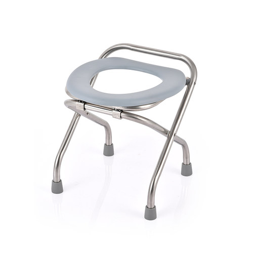 可折叠不锈钢老人坐便椅孕妇坐便器厕所蹲厕大便凳残疾人蹲便椅