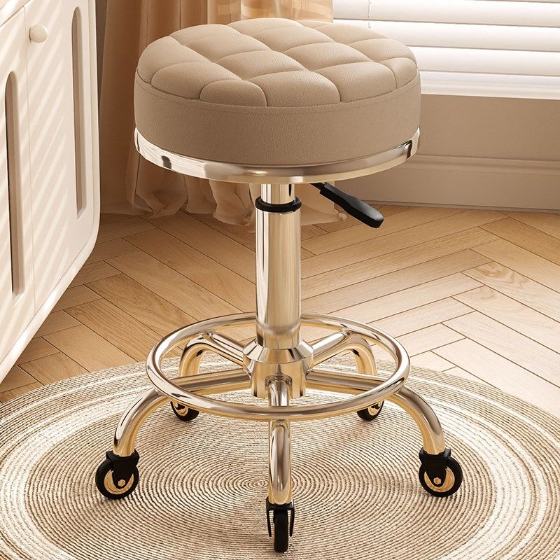 美容凳子滑轮理发店椅美容院专用大工凳升降转椅圆凳美发美甲椅子,住宅家具,万向轮凳,淘宝优惠券,粉丝福利购,淘宝优惠卷