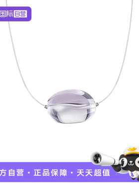 VITARING简约白水晶925银项链女