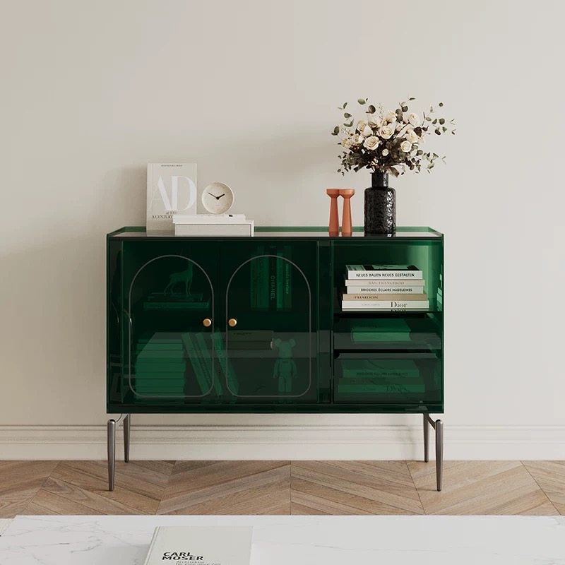 亚克力餐边柜现代简约客厅茶水柜储物收纳柜玄关靠墙边柜轻奢酒柜,住宅家具,餐边柜,淘宝优惠券,粉丝福利购,淘宝优惠卷