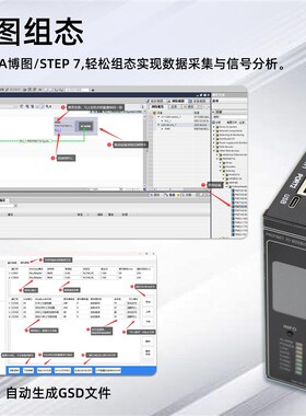 ine转Modu U网关多路同时采集无需编程N协议转换模块