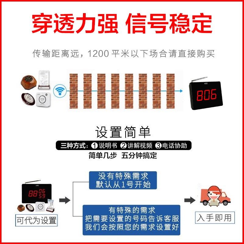 呼叫器茶楼棋室咖啡厅饭店包厢服务铃酒店网咖电影院影城限呼叫按