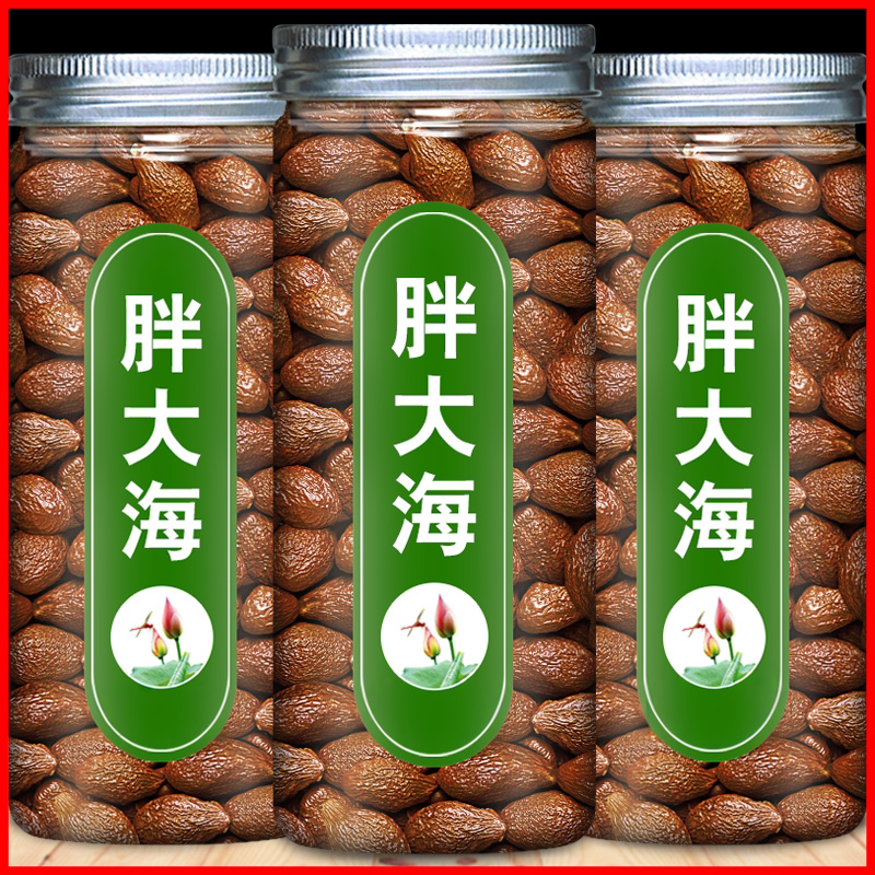 胖大海果中药泡茶正品散装中药材非特级胖大海罗汉果茶官方旗舰店