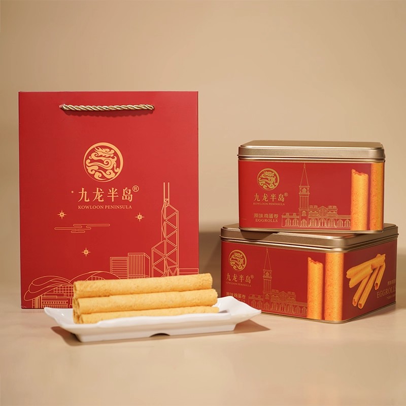 九龙半岛原味鸡蛋卷礼盒