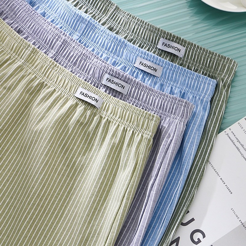 男士内裤平角宽松纯棉大码四角居家短裤睡裤青少年夏季裤衩阿罗裤