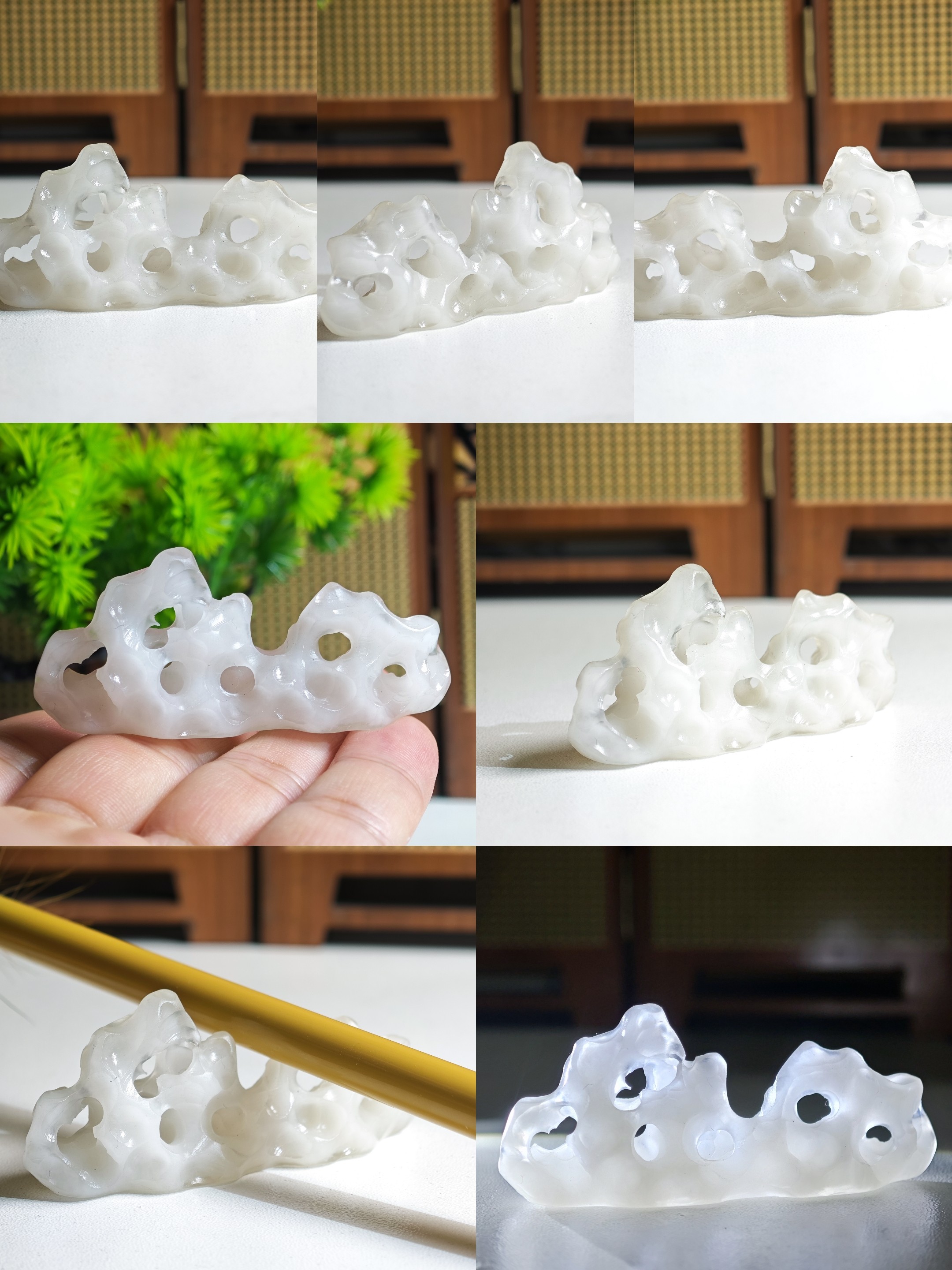 老挝石粉冻青海荔枝冻太湖石笔架合集系列