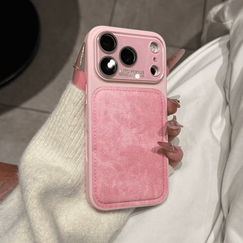 ins牛仔布适用新款秒变iPhone17ProMax手机壳苹果16pro保护套15PM磁吸14高颜值创意男女防指纹防摔情侣高级感