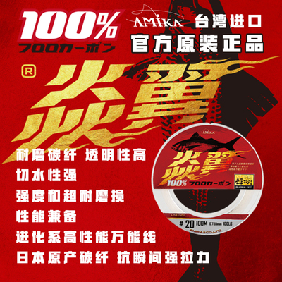 AMIKA台湾进口碳线前导线柔软