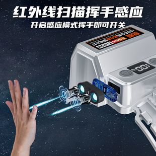 头灯 led头灯强光超亮四核P90可充电户外远射锂电池防水夜钓头戴式