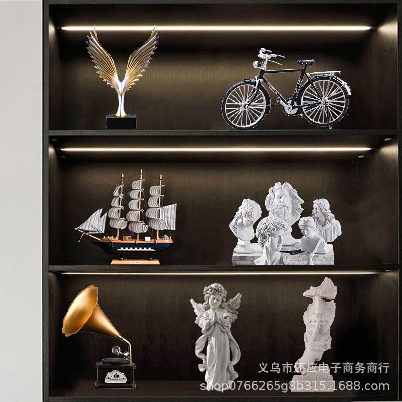 复古书柜家居客小公摆件轻奢档电视995410酒柜厅展示柜装饰品办室