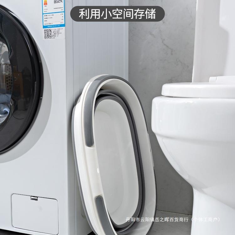 可折叠水桶家用拖把桶长方形大号户外车用便携式收纳桶大容量单桶