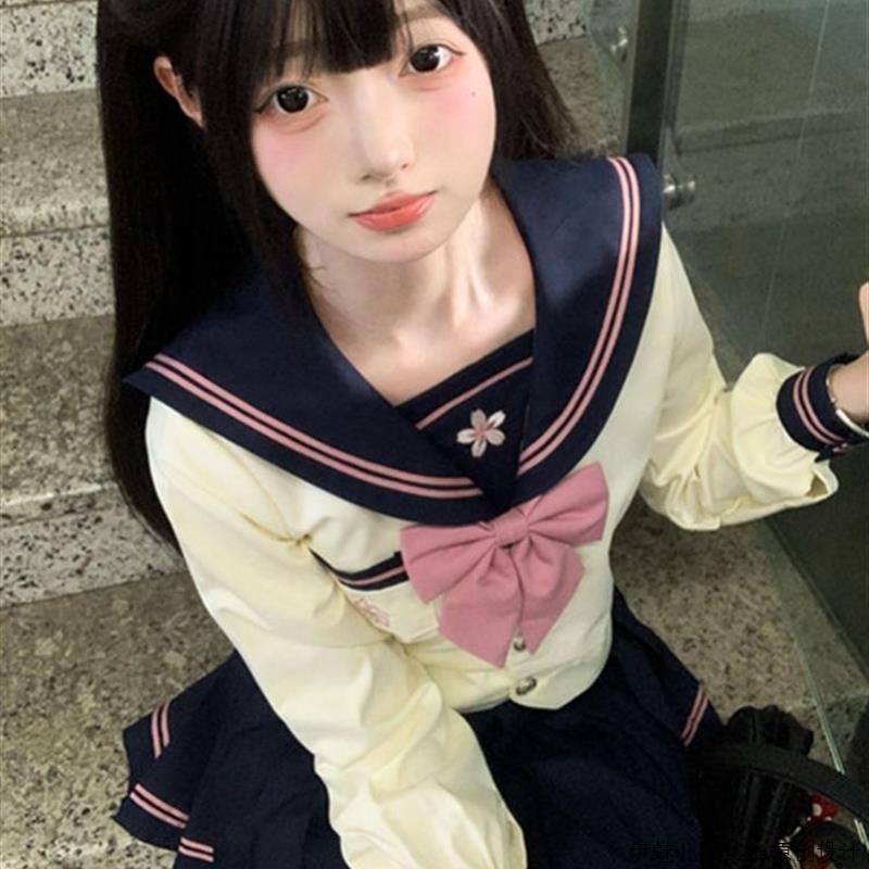 JK制服水手服正品日系学院风夏秋基础款学生中间服