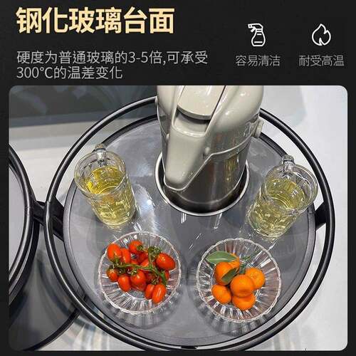 麻将桌茶几茶水架棋牌室专用水杯架烟灰缸茶水台小茶桌麻将机茶几