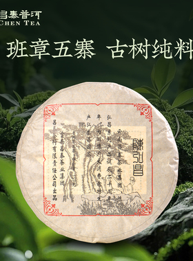 昌泰普洱2020年 陈弘昌 诞生20周年357g生茶 普洱茶 头春茶口粮茶