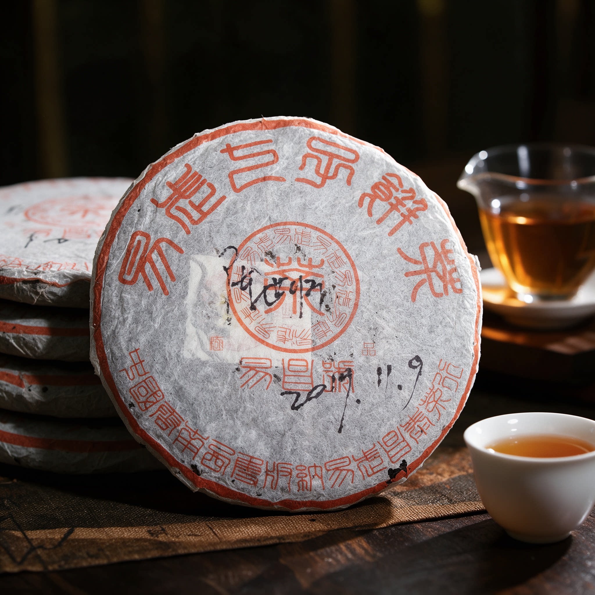 1999易昌号易武古树茶篆体J品