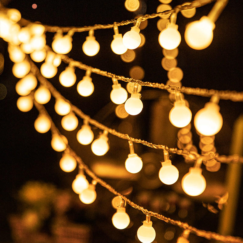 户外露营灯天幕氛围灯野营帐篷布置装饰灯串led彩灯带USB电池摆摊