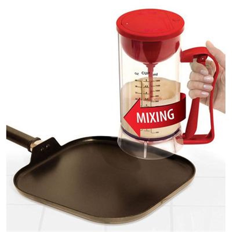 煎饼果子漏面器手持式漏杯商用大号塑料漏斗面糊煎饼漏面器网红