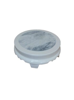 实木花架简约木质白色中式现代客厅阳台圆形高低多层整装吊兰包邮