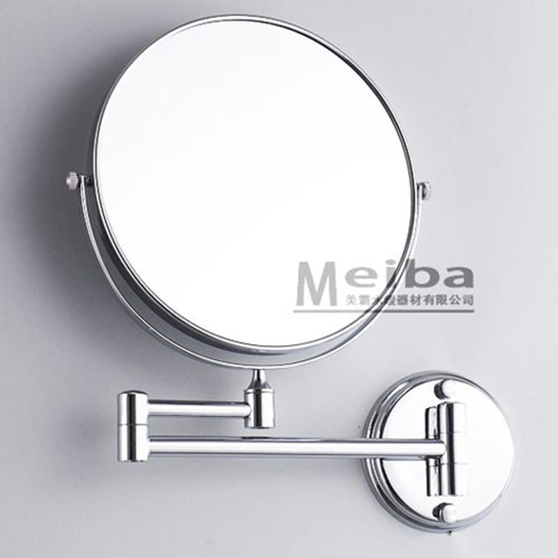 免打孔浴室高档双面美容镜伸缩化妆镜酒店放大镜梳妆镜挂墙式
