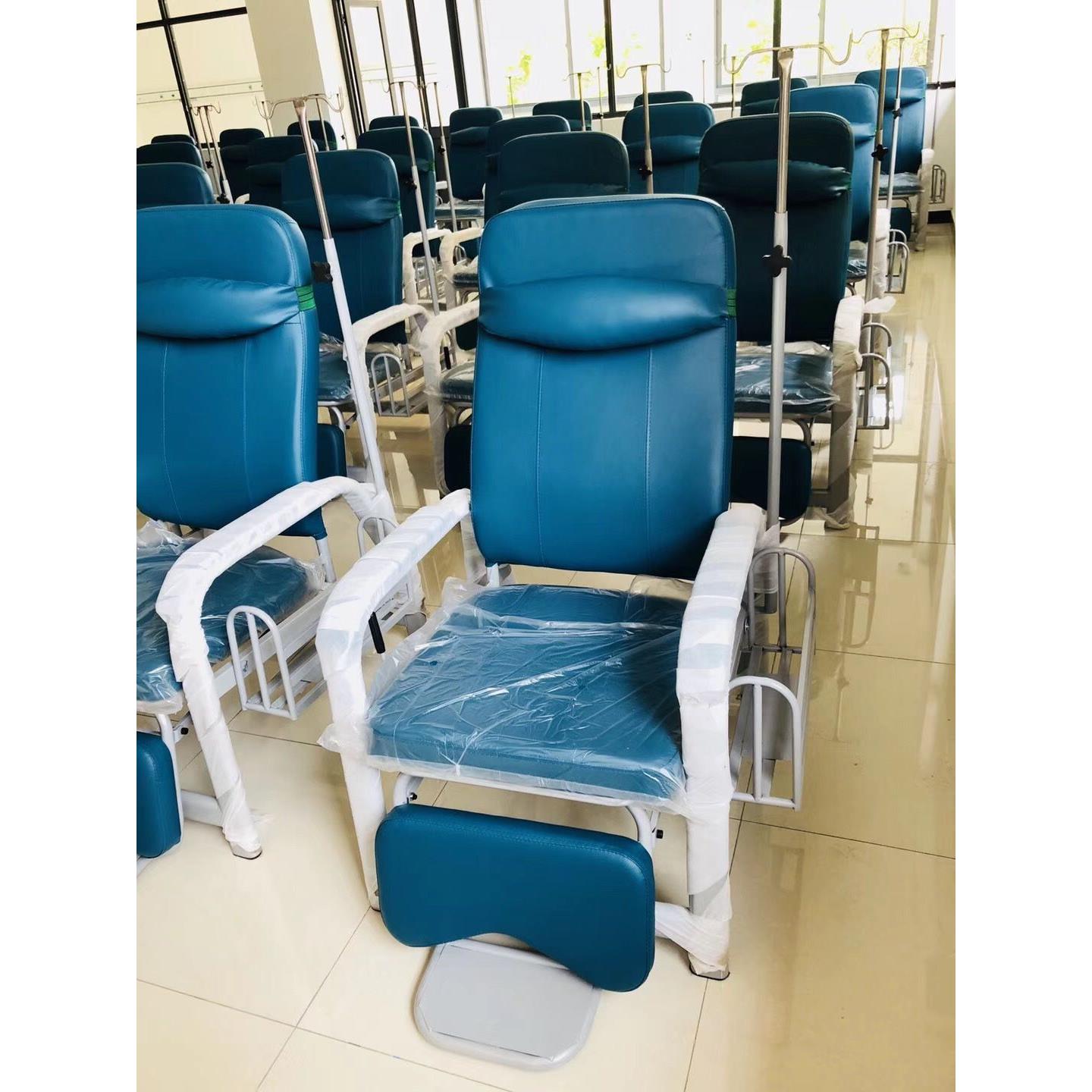 加厚豪华医院单人位输液椅医用点滴吊针椅陪护椅带脚踏功能座椅子