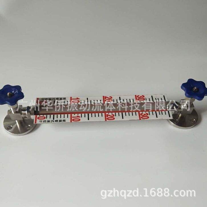 304不锈钢法兰液位计 X49W-16P法兰考克水位计玻璃管刻度液位计