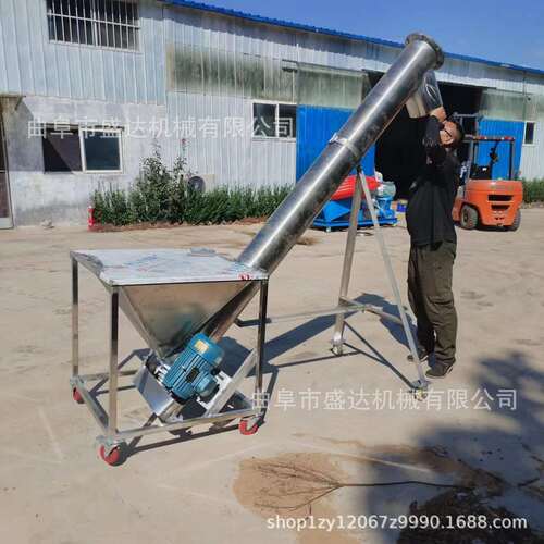 219管径不锈钢螺旋提升机加厚碳钢钢管大蛟龙多少钱一米视频