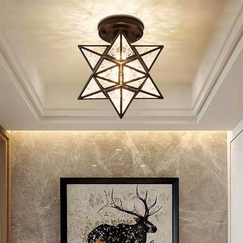 北欧简约网红星星过道灯创意玄关阳台入户卧室星星钻石走廊吸顶灯,特色手工艺,其他特色工艺品,淘宝优惠券,粉丝福利购,淘宝优惠卷