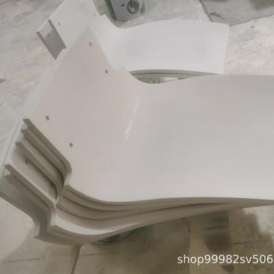 工厂加工曲木弯板异形座椅柜体吸塑面板PVC封边学习桌加工FSC松木