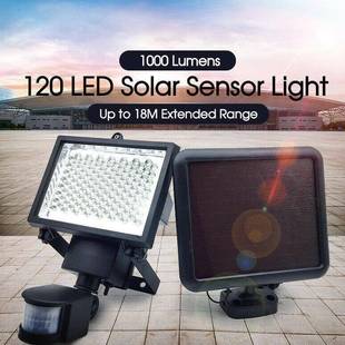 铝壳12０led人体太阳能感应灯楼梯灯过道灯车库灯3.7V7.4V