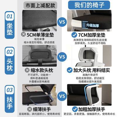 办公椅舒适久坐家用电脑椅大学生座椅书房靠背椅弓形椅会议室椅子