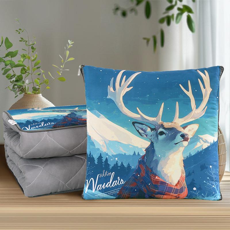 抱枕被子两用靠垫被沙发办公室午休靠枕头被空调汽车腰枕床头靠背