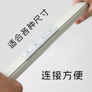 空调挡风门帘防风帘透明pvc加厚软厨房隔油烟隔断帘可推拉 轨道式
