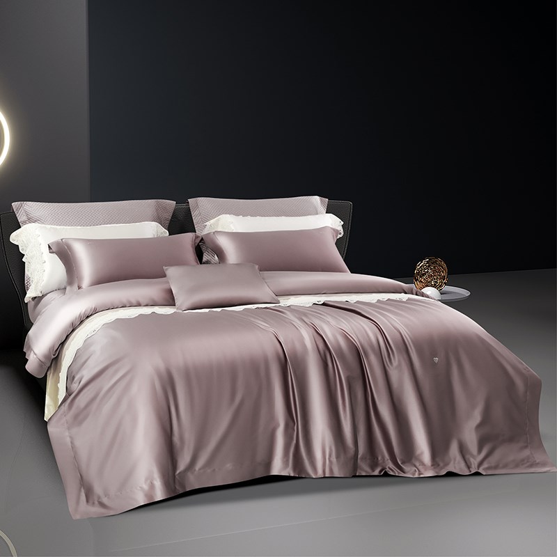 中式婚庆四件套全棉纯棉160支床单被套结婚提花高档喜被床上用品