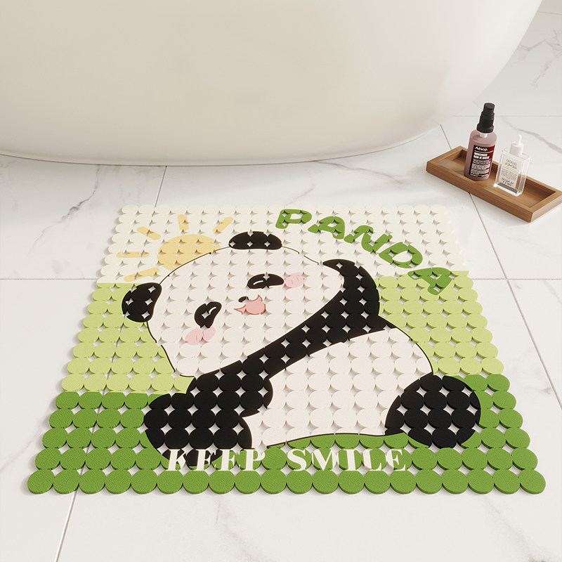 浴室卫生间防滑地垫儿童孕妇洗澡吸盘垫防水脚垫子方形淋浴房镂空,居家布艺,家用脚垫,淘宝优惠券,粉丝福利购,淘宝优惠卷