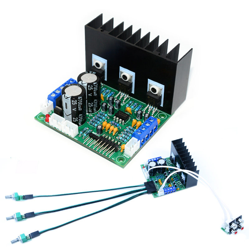 TDA2030A发烧HIFI超重低音2.1电脑大功率3声道低音炮功放成品板