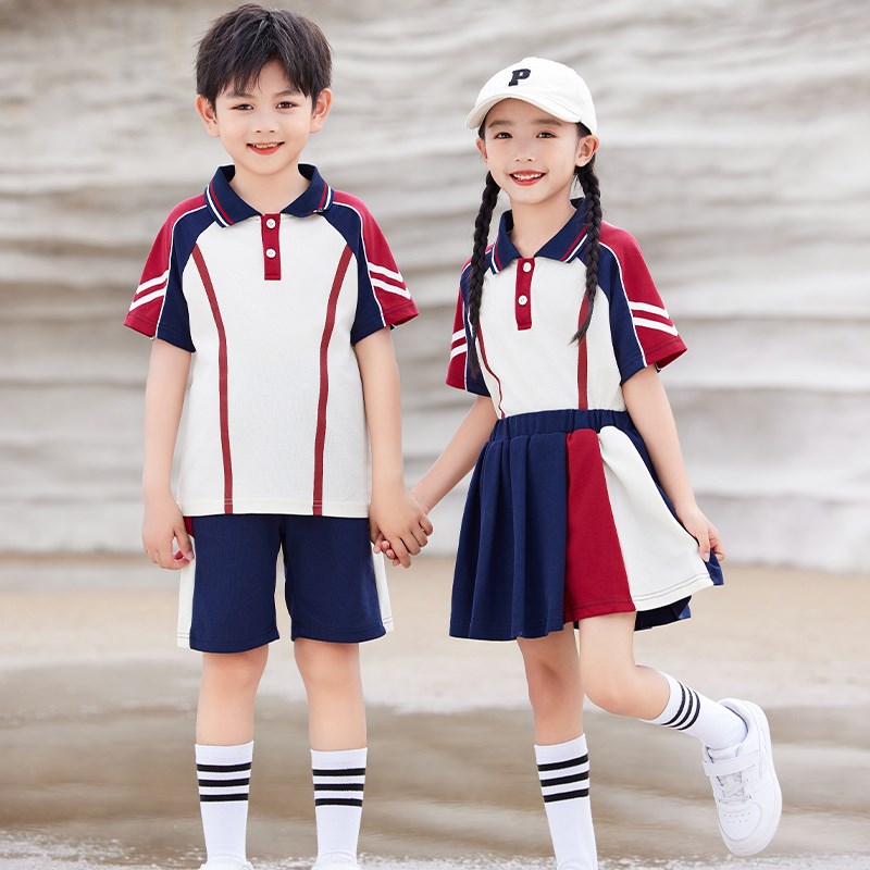 幼儿园园服春秋夏装儿童校服套装小学生班服三件套运动英伦棒球服