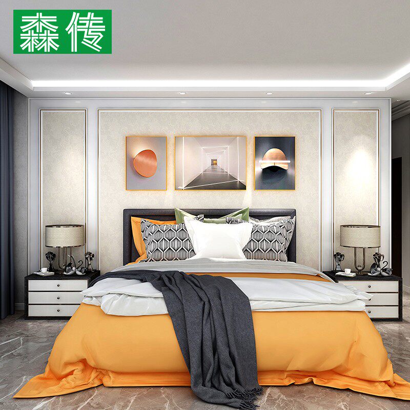 电视背景墙边框装饰条实木线条相框线条客厅沙发造型边线非石膏线