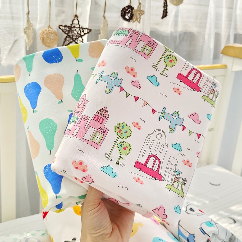 婴儿隔尿垫防水可洗宝宝纯棉透气防漏隔尿垫巾儿童双面防滑隔夜垫