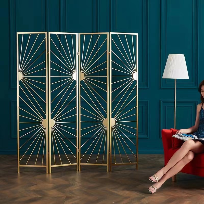 不锈钢折叠屏风隔断异型酒店金属网玄关玻璃铝版浮雕镂空定制加工