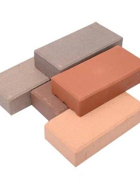 烧结砖陶土砖透水砖实心砖广场砖机压砖道板砖园林景观砖红砖