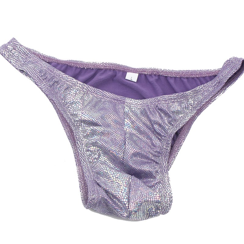 男士健美比赛三角裤纯色净面健美三角裤健身比赛裤裤头亮片C05